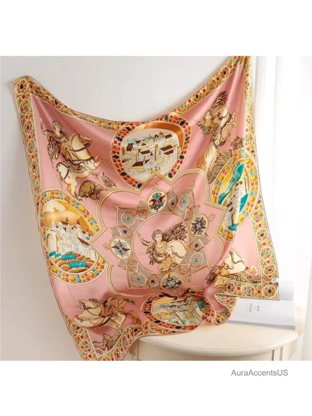100% Mulberry Silk Scarf 43